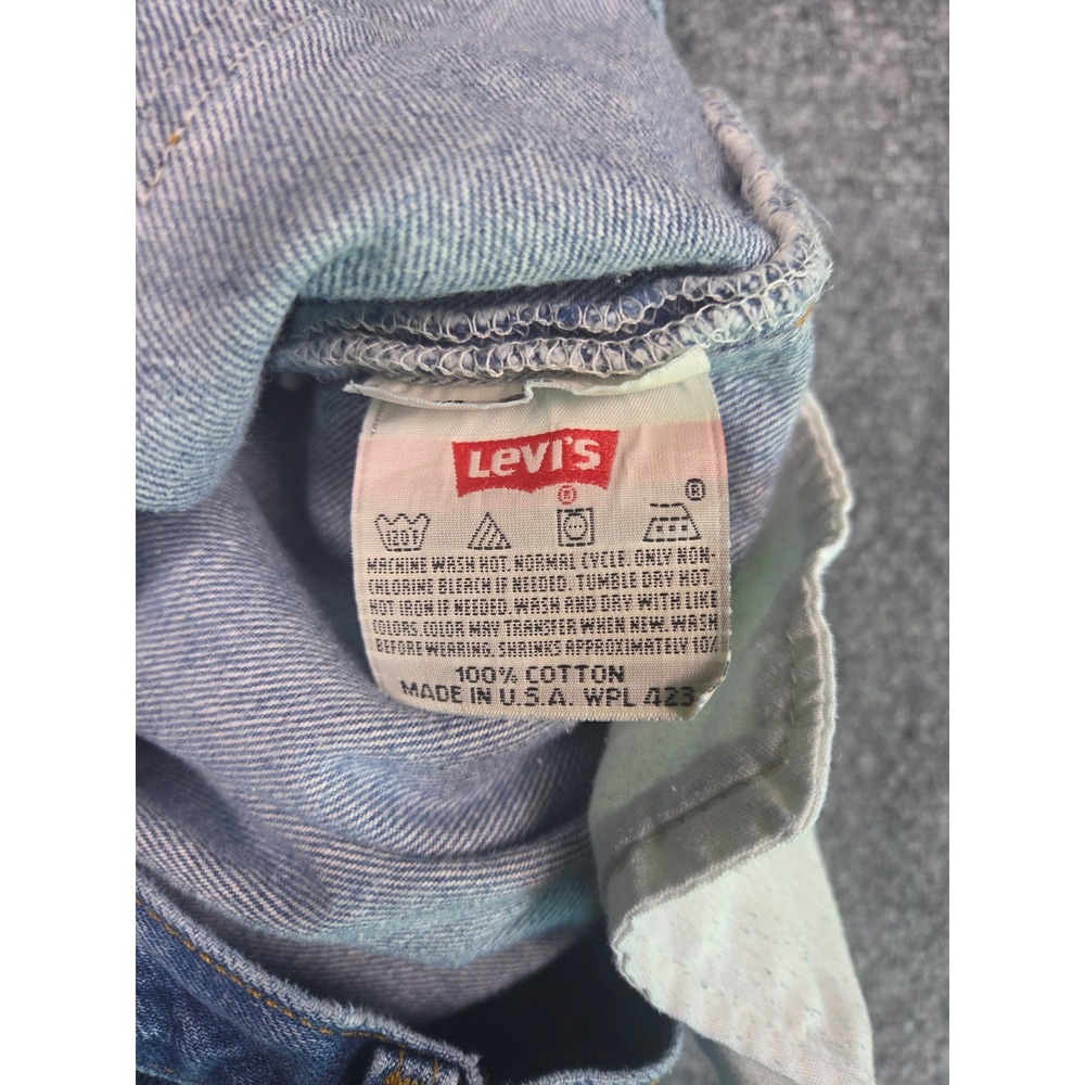 Levi's 501xx Jeans Mens actual 38x29 Blue Straight Leg Vintage Made in USA Denim - Picture 9 of 11